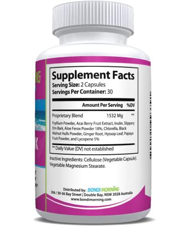Max Detox Dietary Supplement | Natural & Safe Formula with Acai Berry, Papaya & Ginger | Promotes Colon Cleansing | 60 Capsules - Buy Online on GoSupps.com