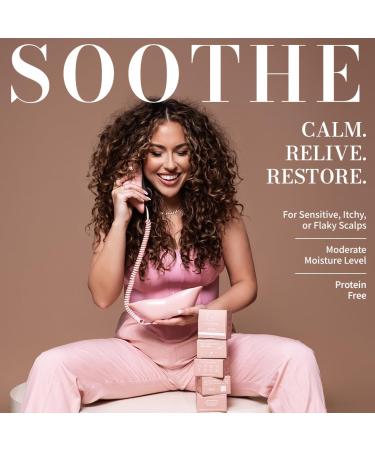 Soothe Solid Conditioner Bar for Curly Hair | All-Natural Vegan Moisturizer for Itchy Scalp | Handmade in the USA Sulfate & Paraben Free Lavender Scent - Buy Online on GoSupps.com