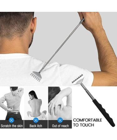 2PC Telescopic Back Scratcher Stainless Steel Hand Massager for Adults | International Shipping Available - Buy Online on GoSupps.com