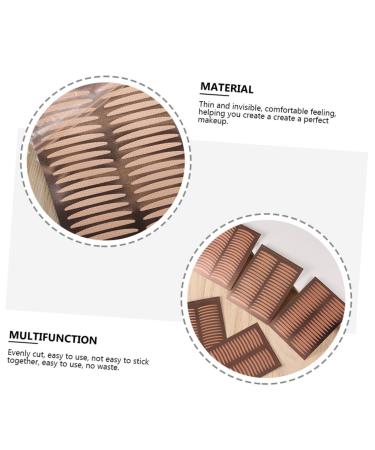 FOMIYES 25 Sheets Double Eyelid Sticker Make up Kit Sticky Eyelid Strip Practical Eyelid Tape Invisible Girl - Buy Online on GoSupps.com