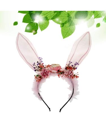 1 Stk Pointed Rabbit Ears Headband | Easter Bunny Head Jewelry | Long Rabbit Ears Headband Perfect for Easter Celebrations - Buy Online on GoSupps.com
