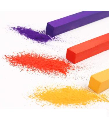 Intvn Temporary Hair Color Set for Kids & Teens - 12 Washable Non-Toxic Hair Chalks | Vibrant Hair Coloring for Fun Styles - Buy Online on GoSupps.com