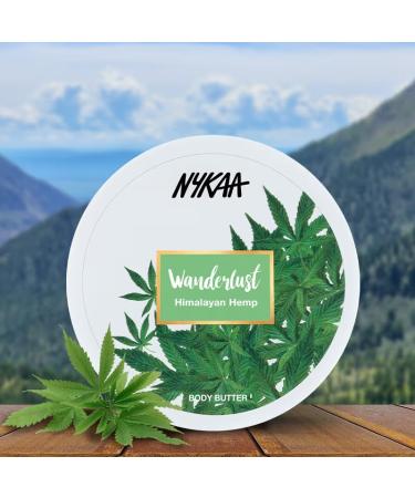 Nykaa Naturals Wanderlust Body Butter - Himalayan Hemp for Women | 6.7 oz | Hydrating Body Cream - International Shipping Available - Buy Online on GoSupps.com