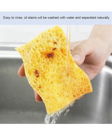 Besuso Non-Scratch Cellulose Household Kitchen Sponges Dishes Sponge 10 Packages Multi-Use Dish Scrubber Sponge for Household - Buy Online on GoSupps.com