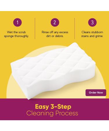 Magic Erasers - 10 Eraser Sponges + 10 Flexi Sheets for Household Cleaning - Chemical-Free Janitorial Supplies - Buy Online on GoSupps.com