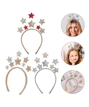 Beaupretty Glitter Star Headband Set - Sparkly Hair Bands for Women and Girls | Party Hair Accessories - Buy Online on GoSupps.com