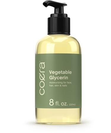 Vegetable Glycerin | 8 fl oz | Moisturizing Oil for Face  Hair  Skin & Nails | Free of Parabens  SLS  & Fragrances