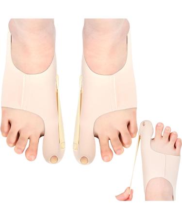 2-Piece Hallux Valgus Rail Set - Adjustable Toe Correction for Bunion Relief | Nylon & Spandex Convenient Daily Use - Buy Online on GoSupps.com