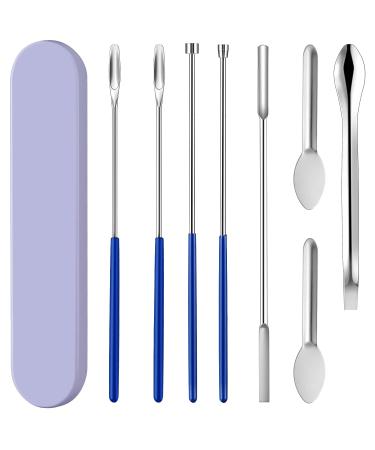 8 Piece Capsule Filling Machine Kit - Home & Lab Supplies for Empty Pill Capsules - Spoon, Spatula, Scoop, Tray, Tamper Tool - Gel Capsules Size 000-3 - Buy Online on GoSupps.com