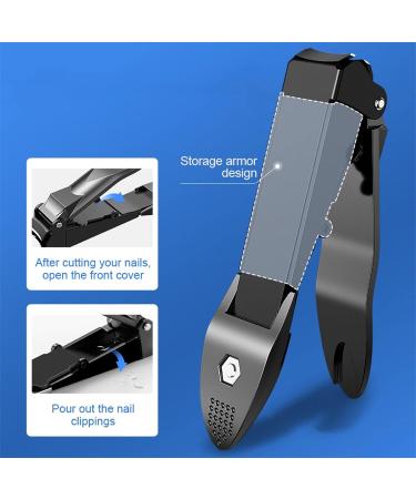 UNbit Nail Clipper Anti-Splash Nail Clippers Stainless Steel Manicure Tools Professional Bionics Design Pedicure Scissors Hand Care Foot Care - Buy Online on GoSupps.com
