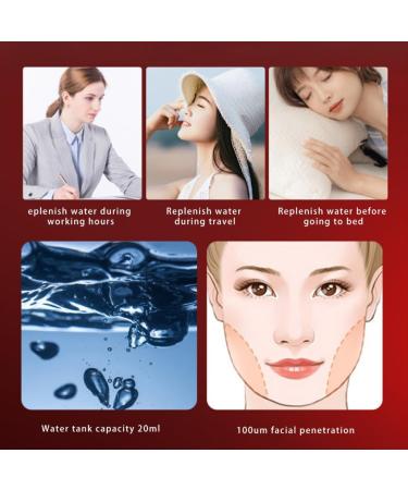 Pulv risateur de brume pratique pulv risateur pratique pour le visage Nano Facial Mister Mist pour les extensions de cils maquillage soins la peau Cool - Buy Online on GoSupps.com