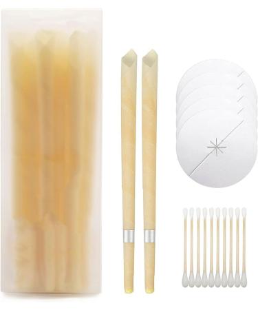 Natural Beeswax Ear Candles Set - 32 Pack for Ear Wax Removal and Cleaning - Buy Online on GoSupps.com