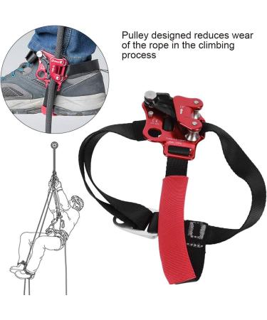 Jeanoko 7075 Aviation Aluminum Climbing Swimming Clamp - Adjustable Foot Stowing Clamp for Right Foot (Red) - International Shipping Available - Buy Online on GoSupps.com