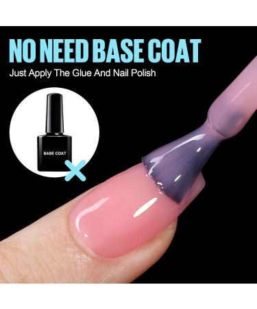 TOMICCA Short Coffin Nail Tips 360PCS - Soft Gel Full Cover Matte Clear False Acrylic Nails Kit - Buy Online on GoSupps.com