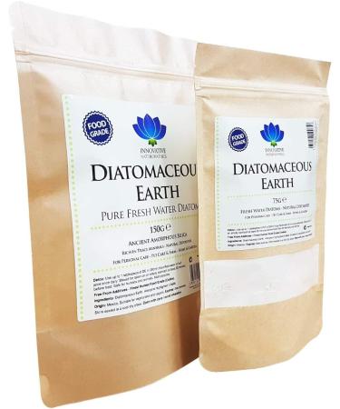 Diatomaceous Earth - Pure Food Grade (150g) - Pack of 1 | 100% Natural and Organic - Buy Online on GoSupps.com