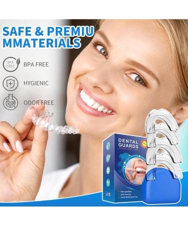 DHQKQG Mouth Guard for Teeth Grinding - 8-Piece Bruxism Protection & Snoring Relief - Comfortable Bite Track for Better Sleep - Buy Online on GoSupps.com