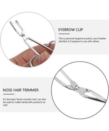Happyyami Stainless Steel Eyebrow tweezer Eyebrow Tweezers Eyebrow with Comb Eyebrow Stencil kit Nail Stainless Steel Scissor Handle Tweezers face Miss Grabber Hair Removal - Buy Online on GoSupps.com