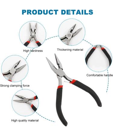 Precision Wire Cutters Small Side Cutters Heavy Duty Flush Cutters Pliers Wire Pliers Floral Wire Cutters Tools for Crafts Jewelry (Black) - Buy Online on GoSupps.com