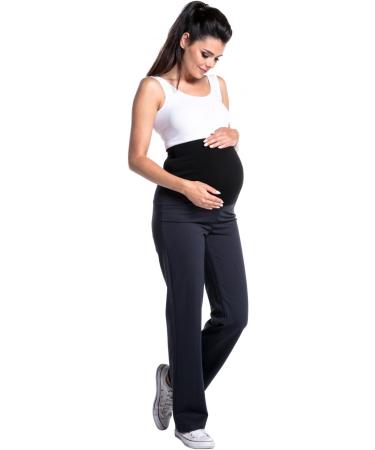 Zeta Ville Women's Pregnancy Pants - Short Length Graphite - Size 8-10 - 3 Leg Lengths Available - Buy Online on GoSupps.com