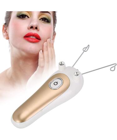 Sonew Thread Epilator for Women - Rechargeable Face Hair Remover | Gold Electrical Threading Epilier for Fine Vellus Hair Removal - Buy Online on GoSupps.com