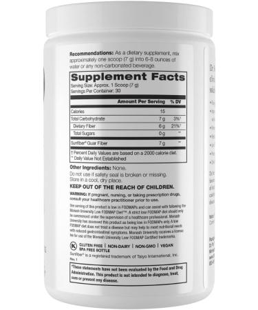 Dr. Poo All-Natural Prebiotic Fiber Supplement - Gut Health for the Whole Family - Gluten Free Vegan Low-FODMAP - 30 Servings - Buy Online on GoSupps.com
