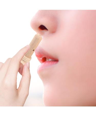 Lurrose Wooden Essential Oil Inhaler Stick - Refillable Nasal Aromatherapy Tube for Fragrance Oil - Buy Online on GoSupps.com