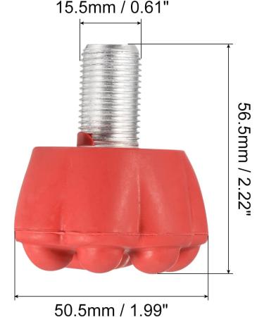 Cat Claw Roller Skate Toe Stops with Bolts - Red 82A Rubber Brake Stoppers - Buy Online on GoSupps.com