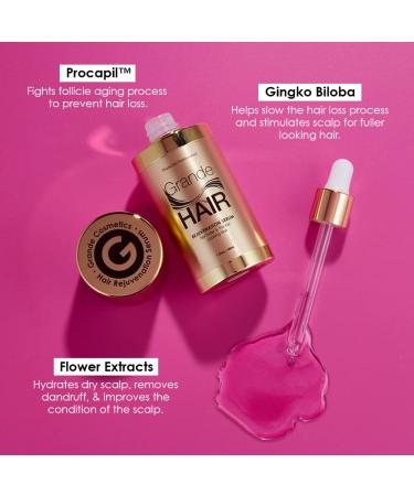 Grande Cosmetics GrandeHAIR Hair Enhancing Serum - 1.35 oz (Pack of 1) - Buy Online on GoSupps.com