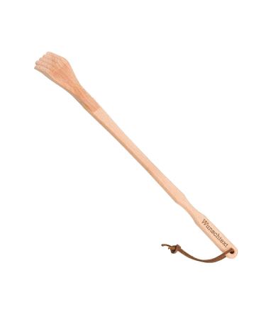 Cera & Toys back scratcher with leather strap for hanging including individual engraving of your desired text