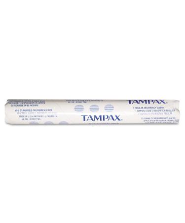 Tampax Tampons for Vending Dispenser in Vending Tubes, Hospeco T500,(Case of 500),White 7 Count Tampons