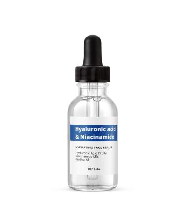 Hyaluronic Acid & Niacinamide Serum Deep Hydration & Brightening for Face Anti-Aging Wrinkle Reduction Pore Minimizer & Skin Barrier Repair Lightweight & Fast Absorbing 1 fl oz