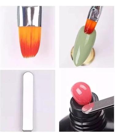 Sunshineface Nail Extension Kit 3 Colors Extension Gel with Nail Lamp Base Top Coat Slip Solution for Beginners Nail Art DIY - Buy Online on GoSupps.com