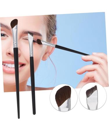 Housoutil 4 Pcs Contour Brush Angled Makeup Brush Small Concealer Brush Sickle Ultra Thin Eyebrow Brush - Buy Online on GoSupps.com