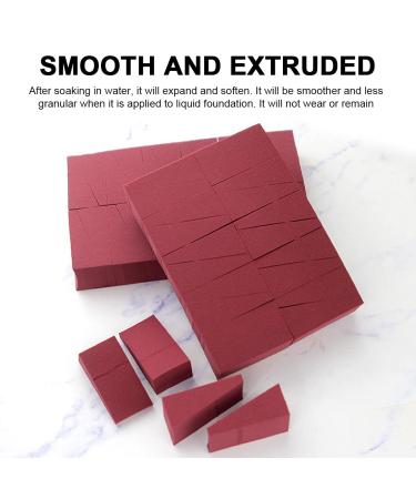 48 Latex-Free Makeup Sponges - Triangular Beauty Blenders for Powder Cream & Liquid - Reusable & Ideal for Cosmetics - Buy Online on GoSupps.com