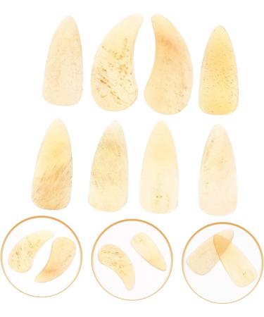 WOFASHPURET 8pcs Guzheng nails Finger Nail Protectors guzheng picks Guzheng Finger Picks gadgets for kids ukelele picks guitar picks Fingertip Protection Covers horns child Ukulele Accessories 2.7X1.2X0.1CM Yellow - Buy Online on GoSupps.com