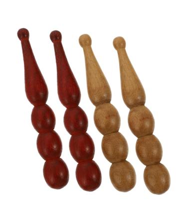 8 pieces of pearl lymph massage device skin care tools for face wooden massage tools rolling out the muscles wooden massage tools pen round pearls fragrant acupunkt stop