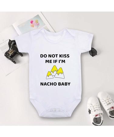 Infant Baby Romper | Cute Short Sleeve Overalls | Letter Print | One Piece Clothing Set | White 0-3 Months - Buy Online on GoSupps.com