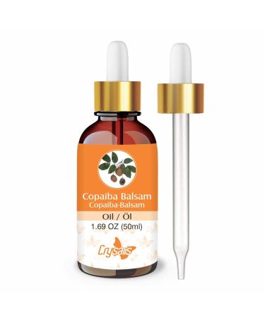 CRYSALIS Crysalis Copaiba Balsam Oil | Pure & Natural Undiluted Cold Pressed Carrier Oil - 50ml