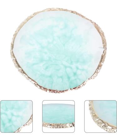  SEWOART 1 Pc Round Nail Polish Palette Paint Tray Nail Art Color Mixing Palette Nail Tip Display Crackle Display Board Decorations Resin Tray - Buy Online on GoSupps.com