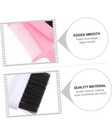 FRCOLOR Eyebrow Eyelash Brush double-headed eyebrow eyelash hair edge Eyelash Curlers Eyebrow Eyelash Grooming Tool Dual Brow Raw edge eyebrow stainless steel Double Head Brush 21x4x0.5cm Assorted Color - Buy Online on GoSupps.com