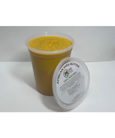 Buy Premium 32 oz Yellow African Shea Butter - All-Natural Moisturizer for Skin & Hair | International Shipping Available - Buy Online on GoSupps.com
