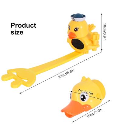 Children's Tap Extender - Yellow Duck Faucet Extension for Kids - Cartoon Water Accessory Set - Buy Online on GoSupps.com