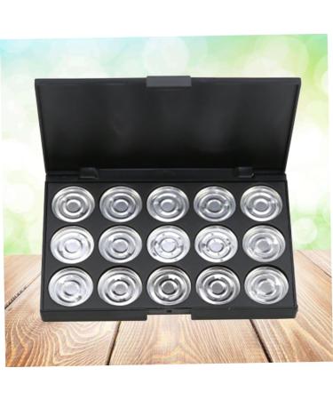 Healvian 3pcs 15 Empty Cosmetic Case Eyeshadow Palette Estuche De Maquillaje Cosmetic Cases for Traveling 1 count (Pack of 1) Silverx3pcs - Buy Online on GoSupps.com