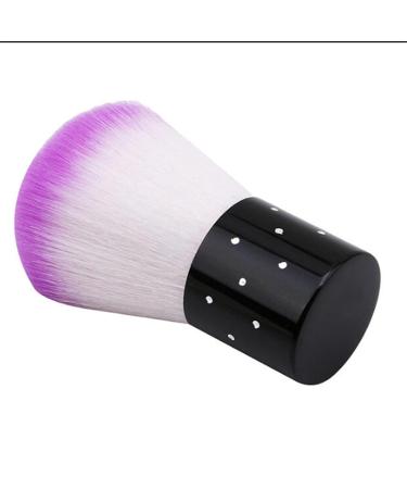 JINLL Nail Dust Cleaner Powder Foundation Brush - Soft Cleaning Brush for Manicure - Multi Brush Nail Tool - Purple - Buy Online on GoSupps.com