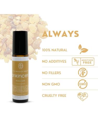Premium Frankincense Essential Oil Roll-On | 100% Natural & Pure | 10 ML Massage Therapy - Buy Online on GoSupps.com