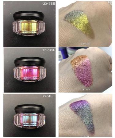 9 Colors Multichrome Chameleon Eyeshadow Metallic Diamond Eyeshadow Palette Shimmer Light Changing Pigmented Eyeshadow Powder Professional Eyeshadow Makeup - Buy Online on GoSupps.com