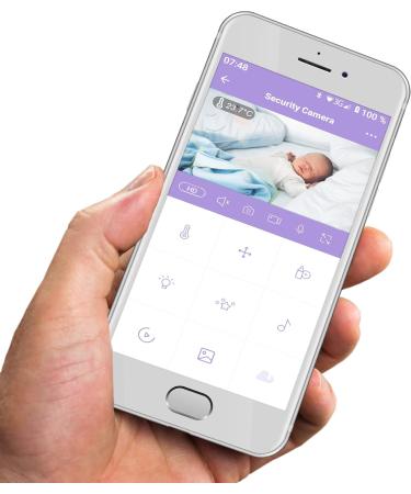 Baby Call BC2000 Wifi Baby Monitor with Camera - Full-HD Image & Sound Transmission to Smartphone - Buy Online on GoSupps.com