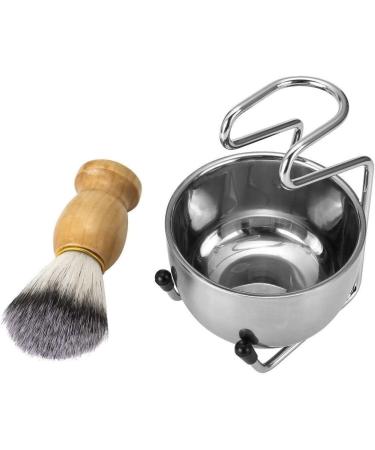 LCKJLJ Mens Wet Shaving Set | Badger Hair Brush & Stainless Steel Stand | Premium Razor Holder & Salon Tools - Buy Online on GoSupps.com