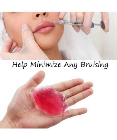 40 Pack Pink Lip Filler Ice Packs - Small Ice Pack for Mouth Injections, Injuries & Bruises - Buy Online on GoSupps.com