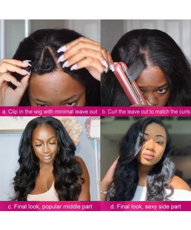 UNICE 20 Inch Body Wave Human Hair V-Part Wig - Glueless & Beginner Friendly - Buy Online on GoSupps.com